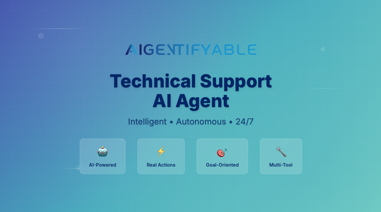 Technical Support AI Agent